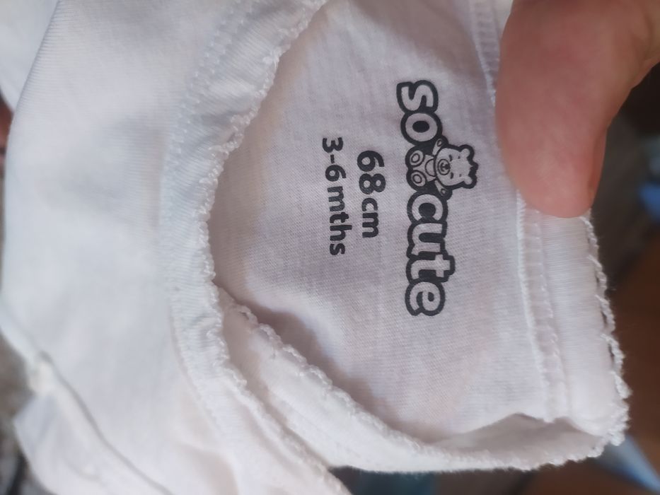 Bluzka sweterek kopertowy kaftanik bawełniany r 68