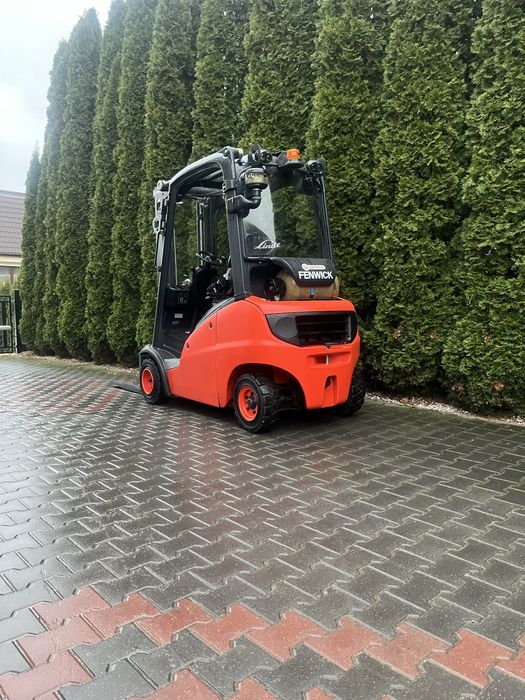 Wózek widlowy Linde H20 gazowy triplex tylko 4400 godzin pol kabina