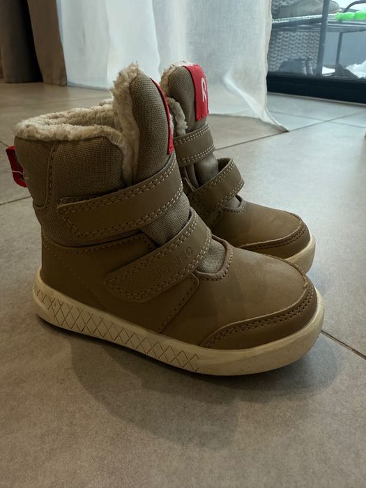Дитячі зимові чоботи reima бежевого кольору