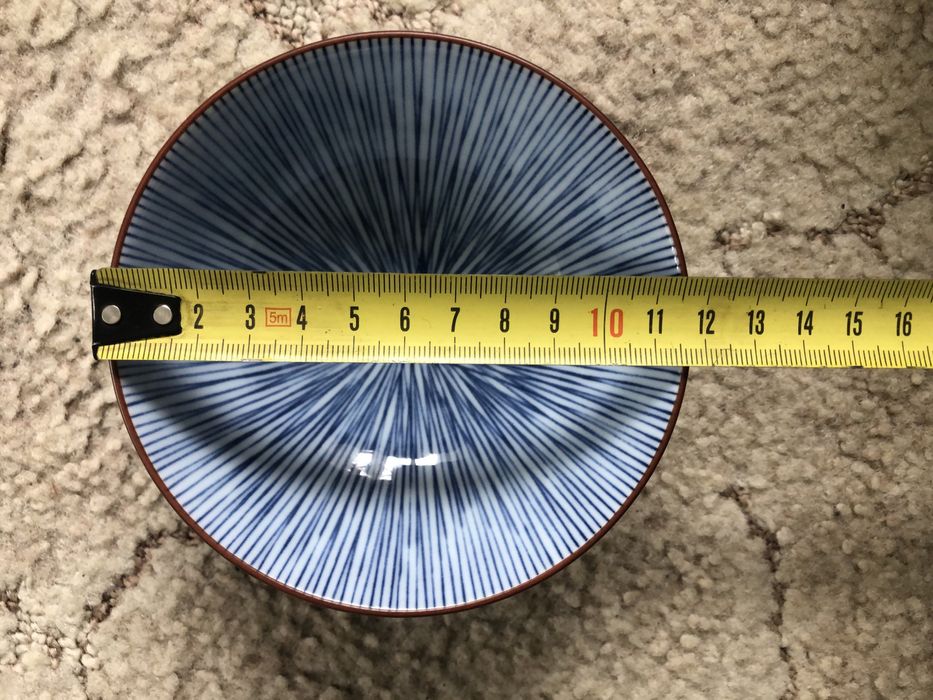 Японські вінтажні керамічні миски , тарілки , набір 6 штук