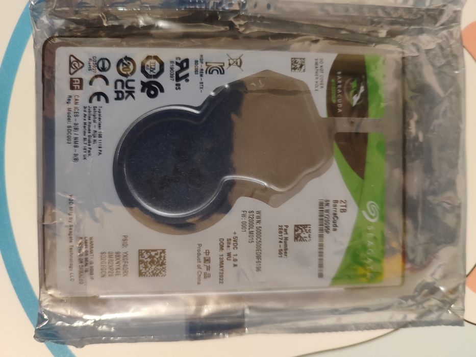 Жесткий диск для ноутбука/мини-ПК Seagate Barracuda 2TB