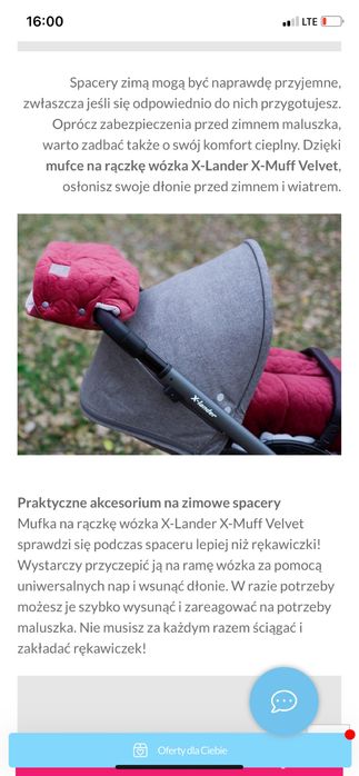 Mufka x-lander oryginał