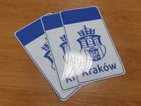 Magnes TAXI Kraków magnetyczne naklejki na taksówkę - taxi magnesy