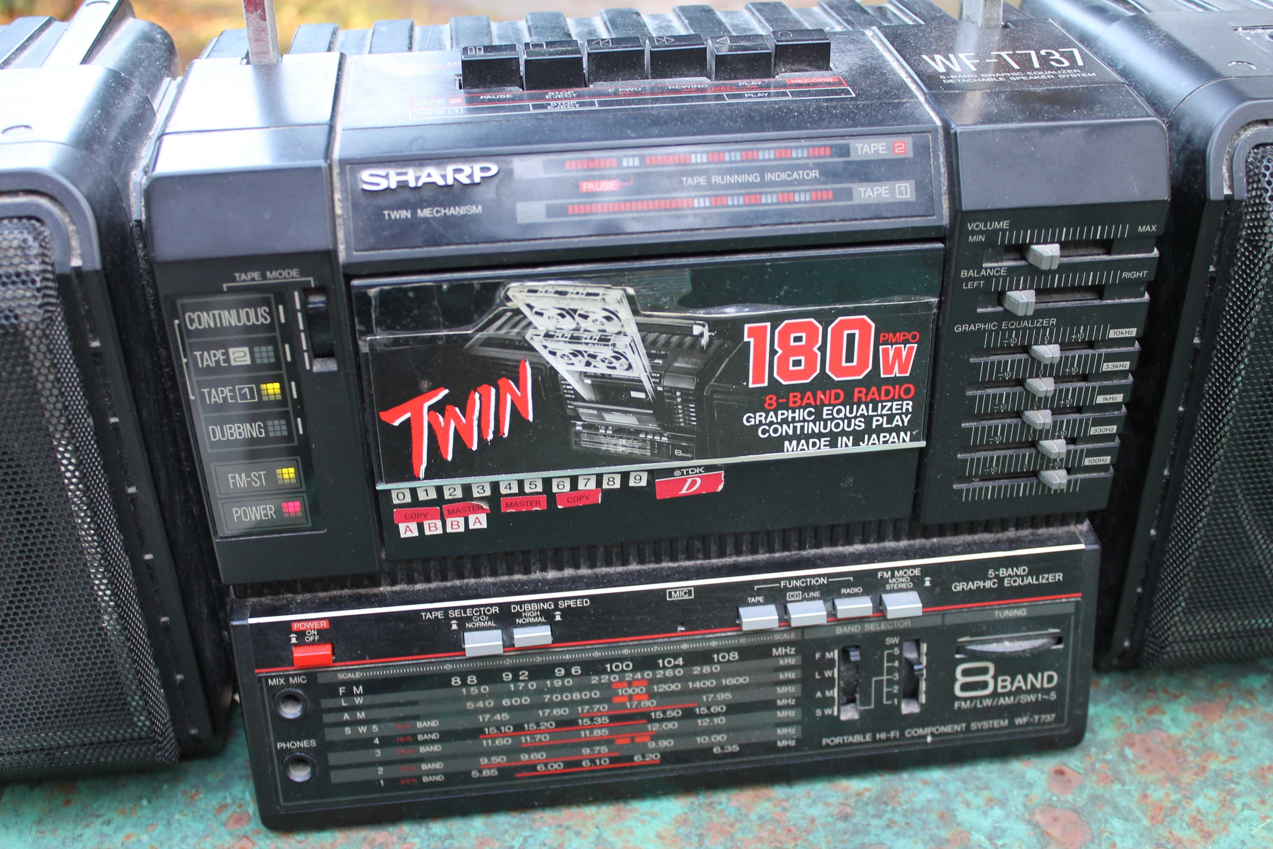 магнитофон sharp wf t-737