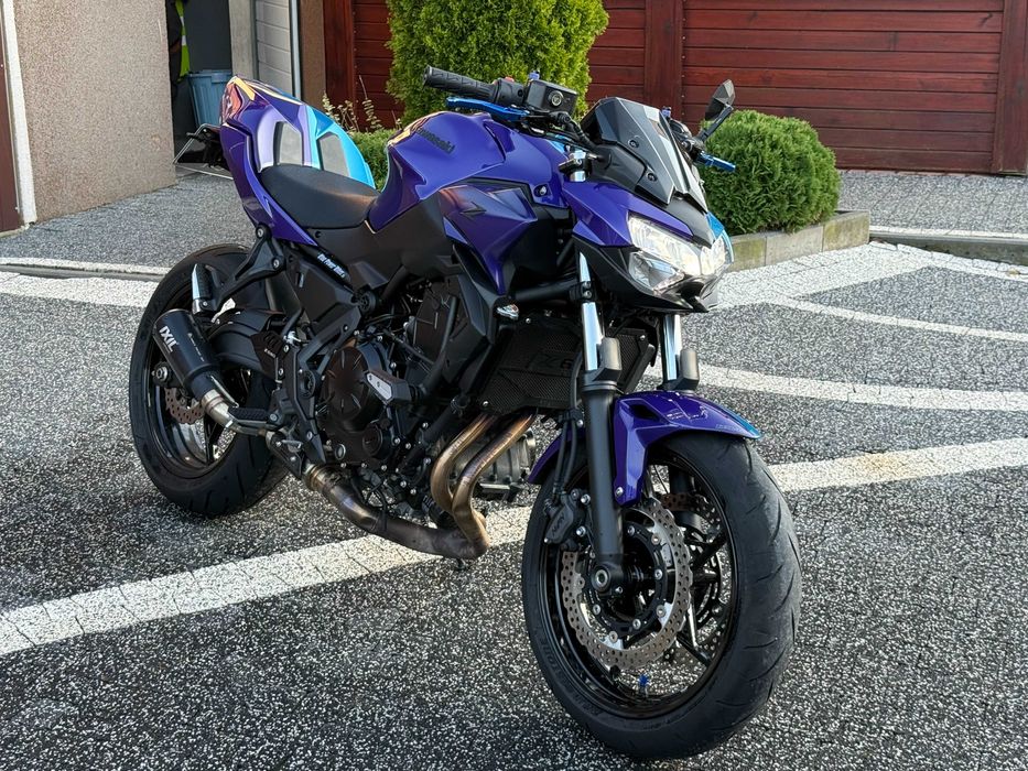 Kawasaki Z650 ABS 2023 ze Szwajcarii **6 000km**WYDECH IXIL**FV23%