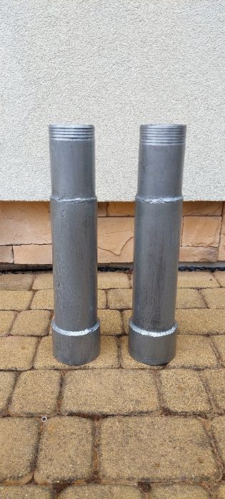 Złączka do rur, mufa, połączenie rur, węży 80 mm/100 mm, dwie sztuki