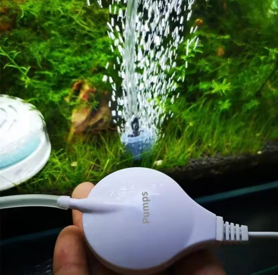 Безшумний компрессор HPumps для акваріума до 100 л