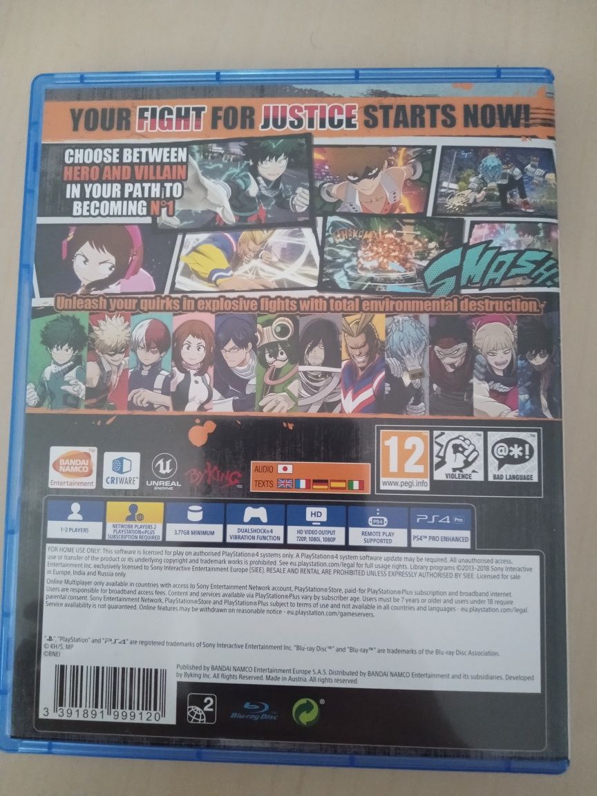 My Hero One's Justice Ps4