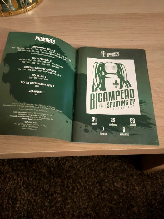 Vendo Album Bicampeão Sporting