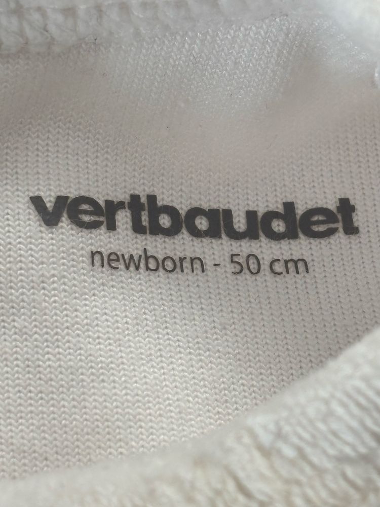 Pack 4 babygrows 0-1 mes da Vertbaudet