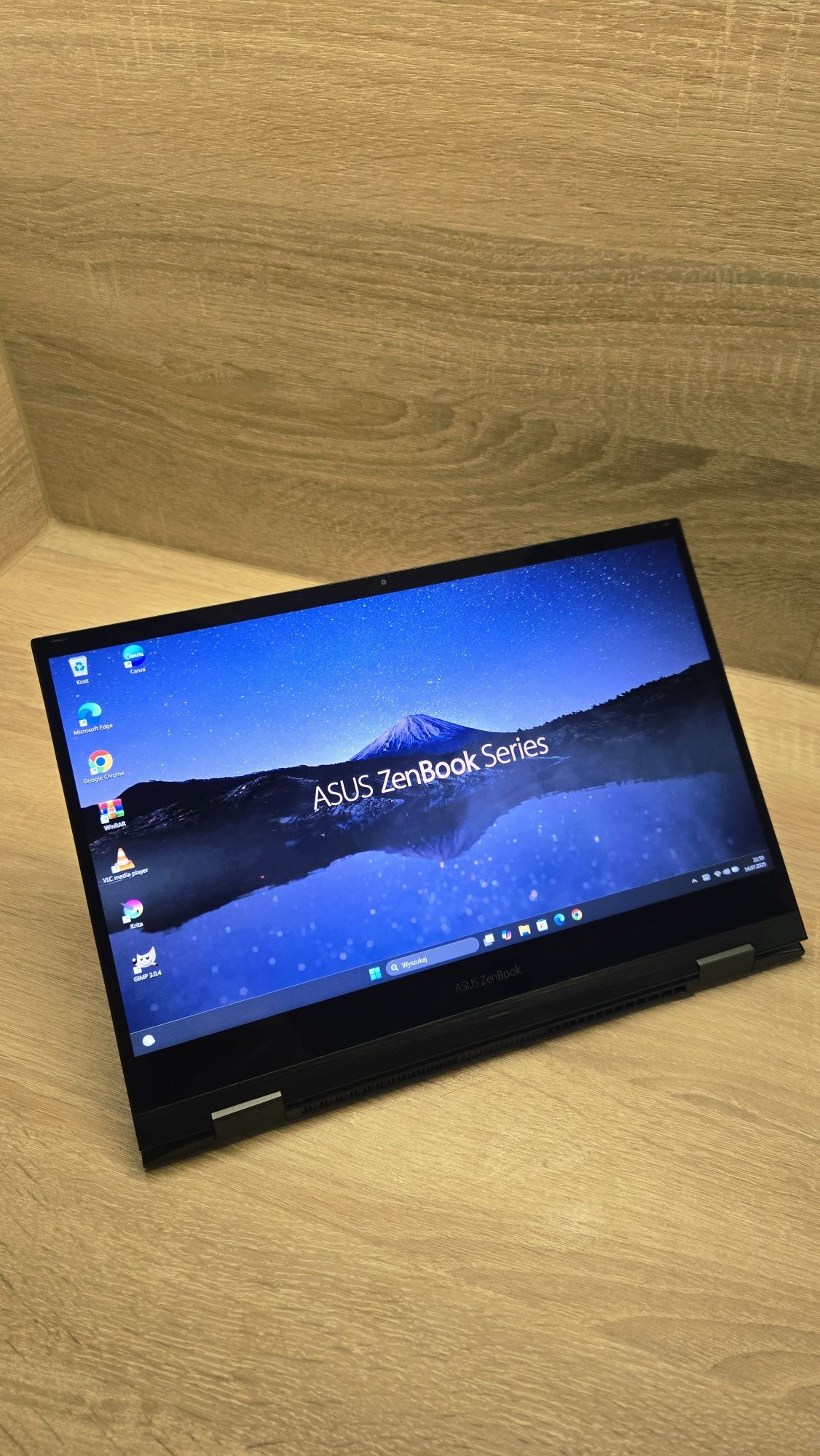Laptop Asus Zenbook Flip Dotykowy  i5-1035G4 16GB DDR4 512GB SSD Win11