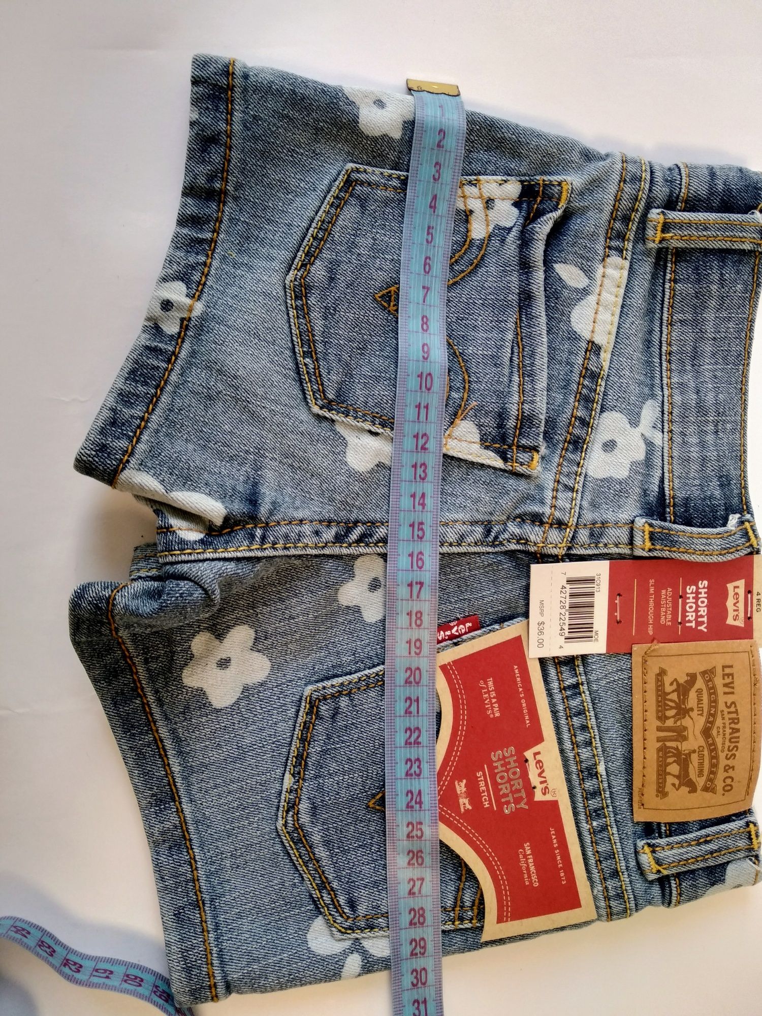 Levi's оригінал джинсові шорти 98-104