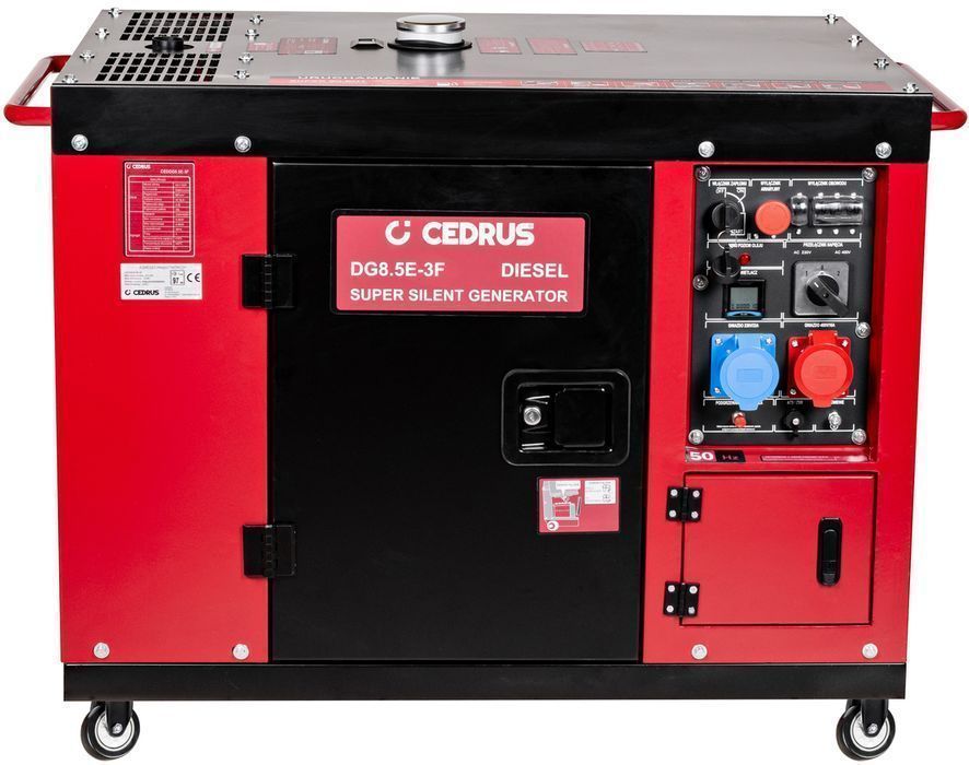 Cedrus Dg8.5E-3F Agregat Generator Prądotwórczy 8.5Kw 18Km Diesel