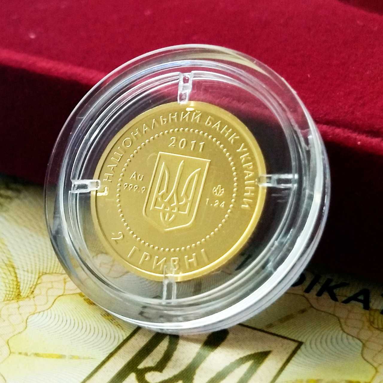Золота монета НБУ "Скіфське золото. Олень", 1,24 г чистого золота,2011