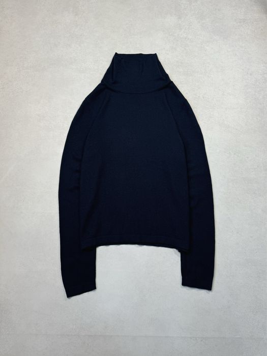 Кашемировый гольф FTC женский темно синий свитер (оригинал)
