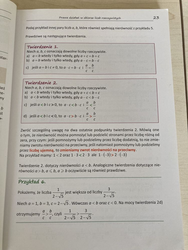 podręcznik matematyka klasa 1