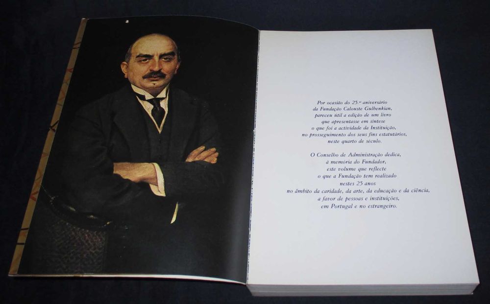 Livro Fundação Calouste Gulbenkian 25 anos Lisboa