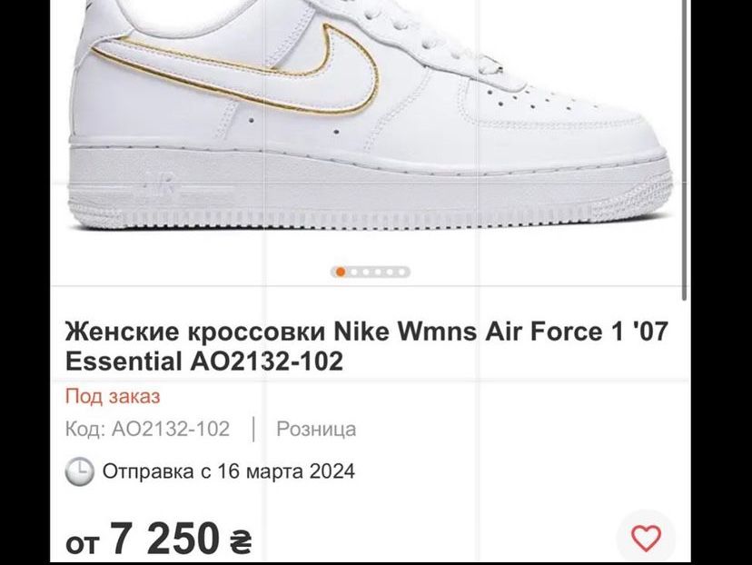 Кросівки Nike Air Forse Essential