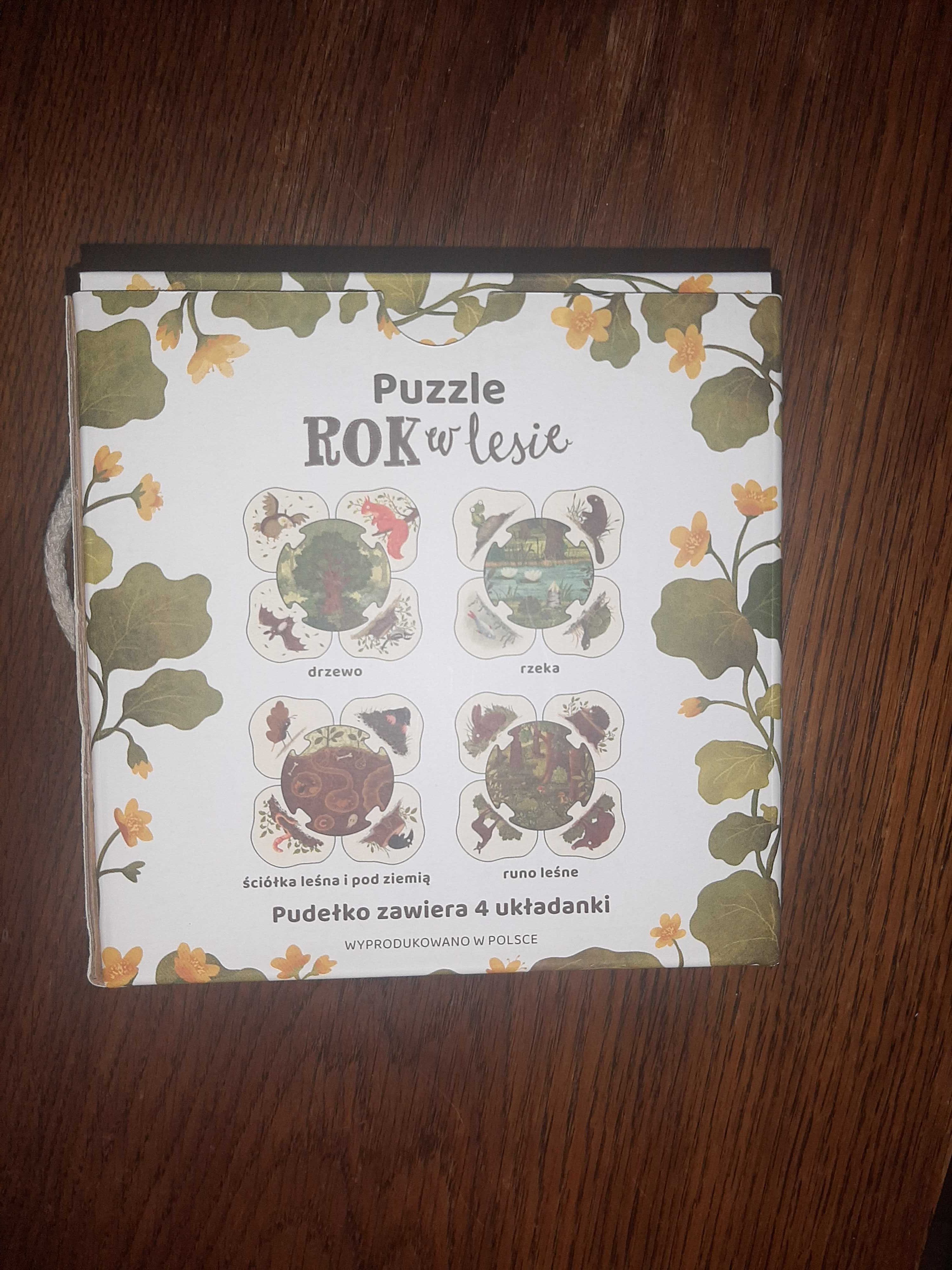 Puzzle rok w lesie 3+ raz ułożone