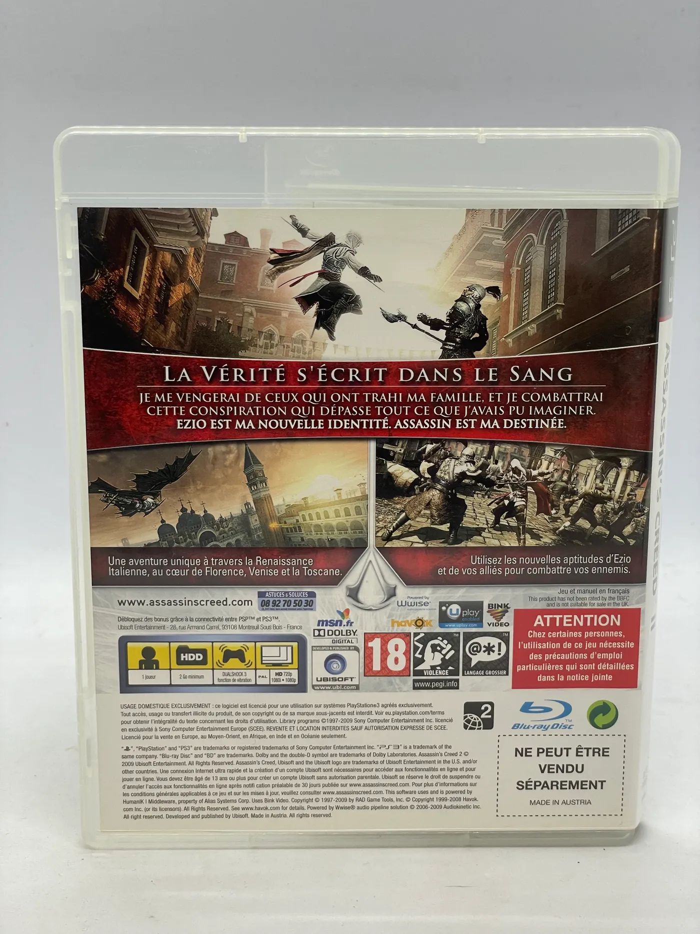 Assassin's Creed II PS3 (GER/IT) Po Niemiecku
