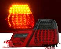 Lampy tylne tył  BMW 3 E46 01-05 LED LIFT SEDAN czerwono dymione