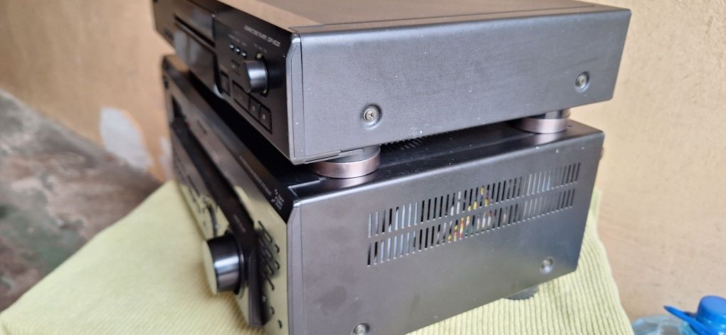 Wieża sony amplituner STR-DE445,CD CDP-XE220,pilot rm-p362 160W