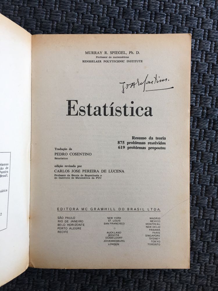 Estatística - Murray R. SPIEGEL