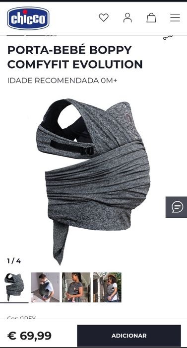 Porta bebe Chico marsupio Novo