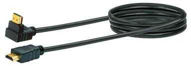Kabel HDMI® High-speed z Ethernetem (wtyczka 90°/wtyczka HDMI) 1,3 m