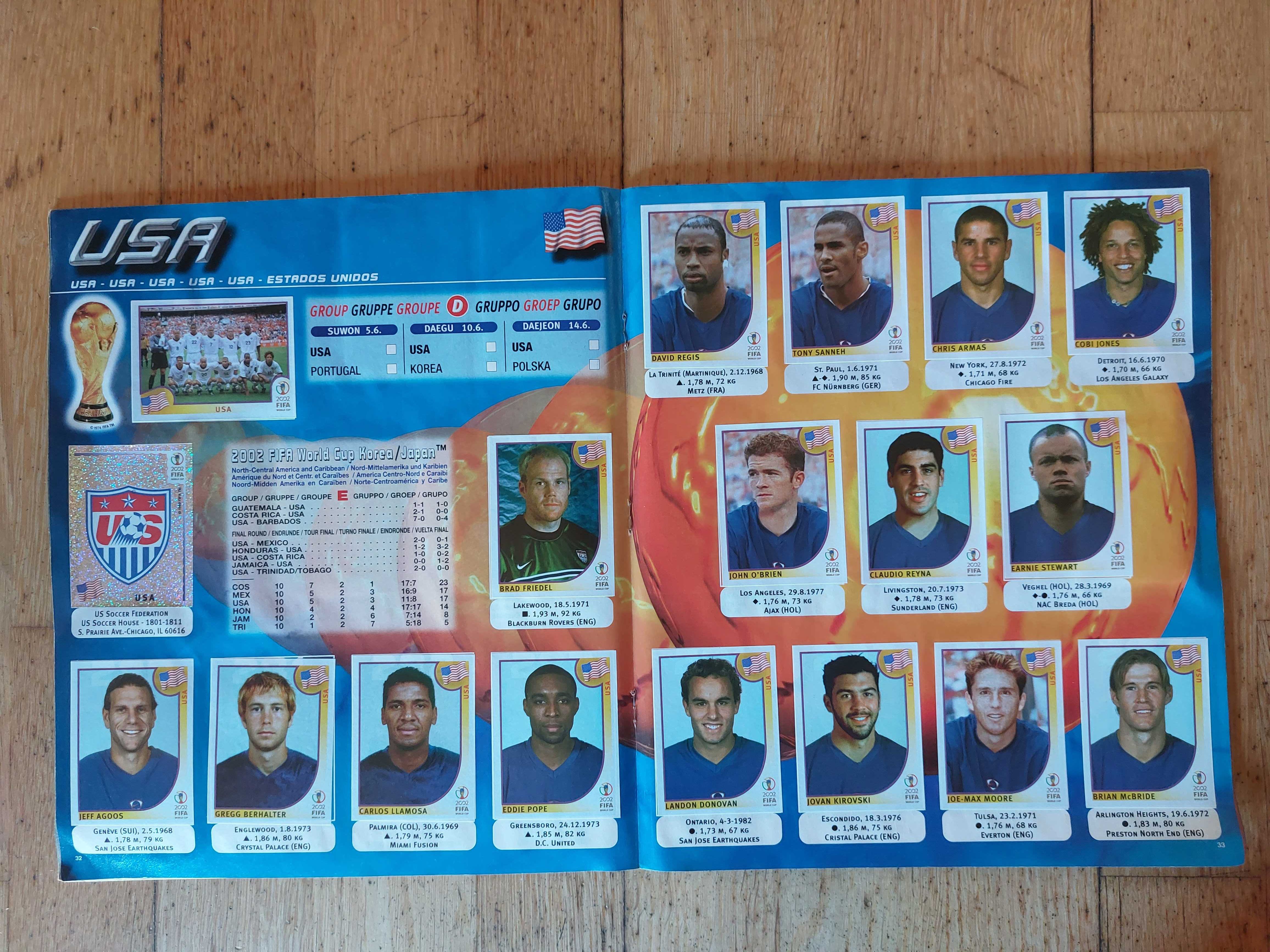 Caderneta de cromos "Korea-Japan 2002" Fifa World cup - Completa