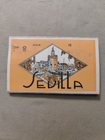 Postais antigos de Sevilha, coleção de 12 postais