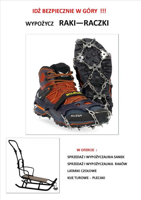 WYPOŻYCZALNIA sprzętu turystycznego. JAGNIĄTKÓW - Karkonosze.