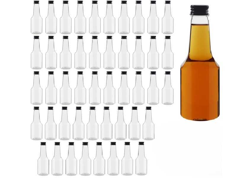 Belle Vous 48 Mini Butelki Plastikowe 100 ml Wielokrotnego Użytku