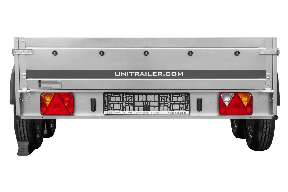 Przyczepka dwuosiowa 264x150 UNITRAILER GARDEN 265/2 KIPP DMC 300–750