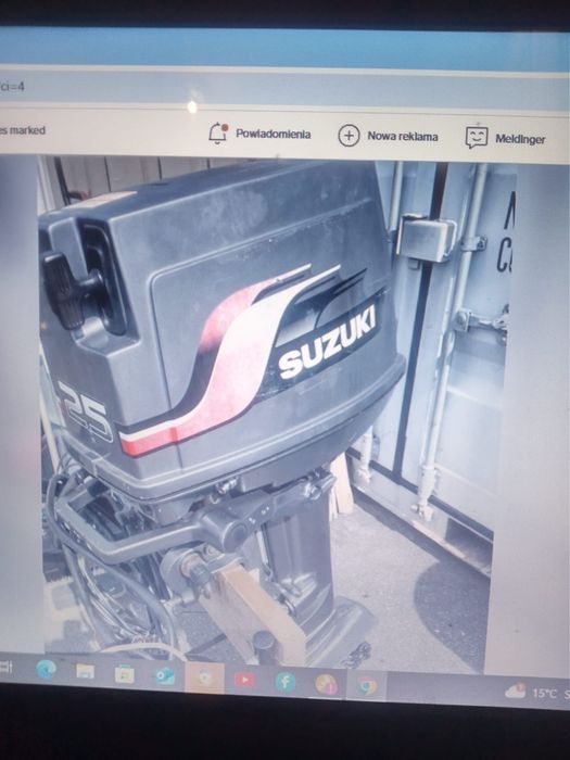 Ssprzedam silnik zaburtowy SUZUKI 20