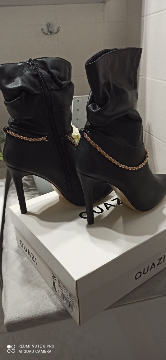 Botki 39 Quazi buty damskie kozaki