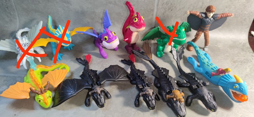 Дінозаври та Дракони (як приборкати дракона) (фірмові іграшки)