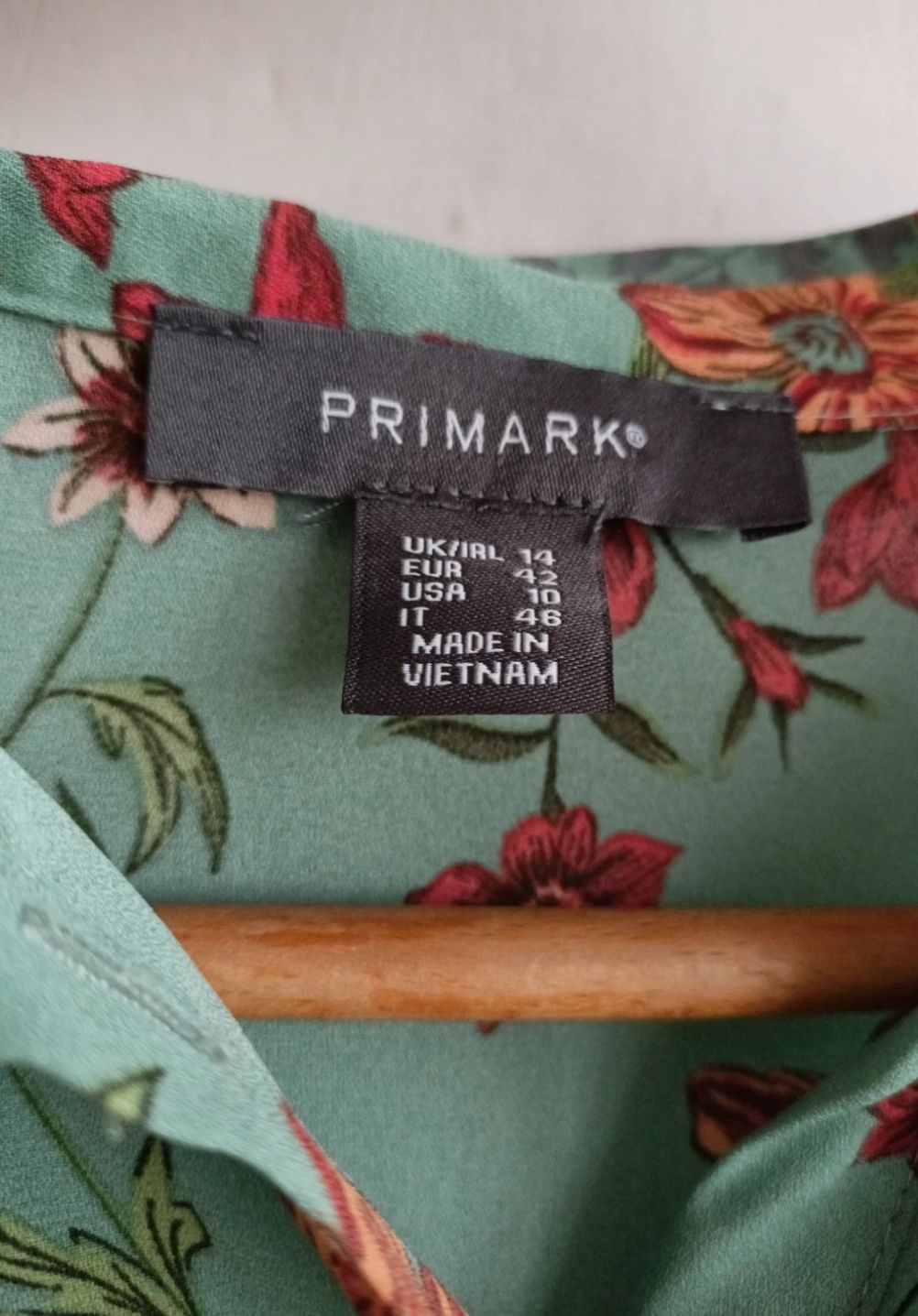 Damska koszula Primark, kolorowe kwiaty, rozmiar L (14,42)