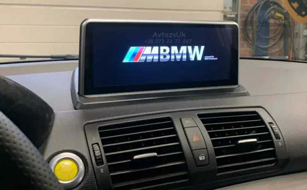 Дисплей BMW 1 е81 е82 е87 е88 GPS e81 e87 Магнитола CarPlay Android 14