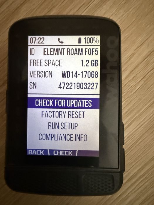 Komputer rowerowy Wahoo Elemnt ROAM v1