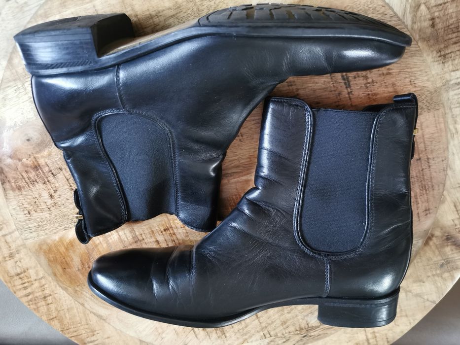 Gino Rossi skórzane buty sztyblety