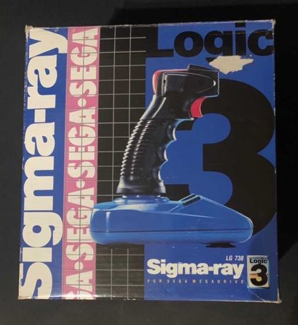 Logic 3 Sigma-Ray Joystick Sega Megadrive na caixa