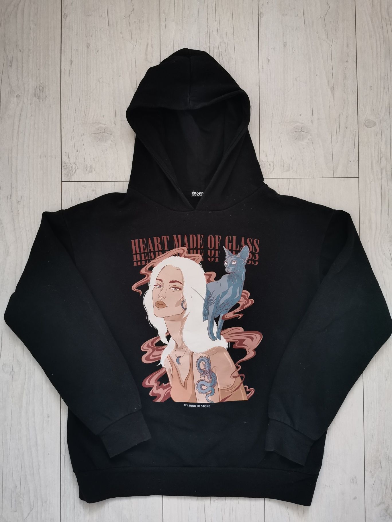 Bluza z kapturem Cropp XS młodzieżowa