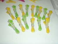 15 sztuk Kolorowe ozdobne klamerki dla dzieci do prania lub do ozdoby