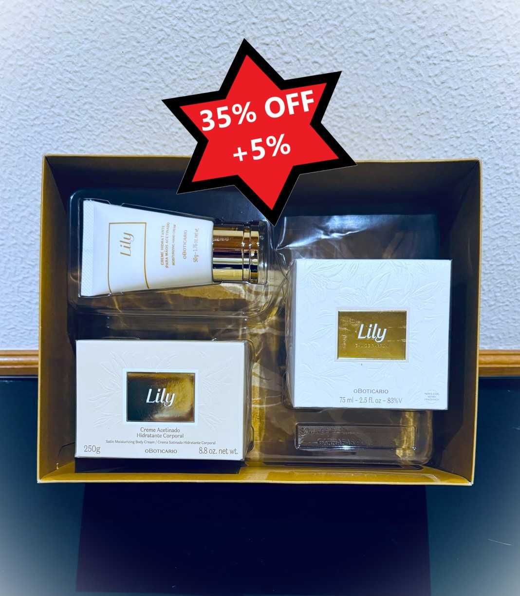 Coffret Natal Lily O Boticário com Desconto