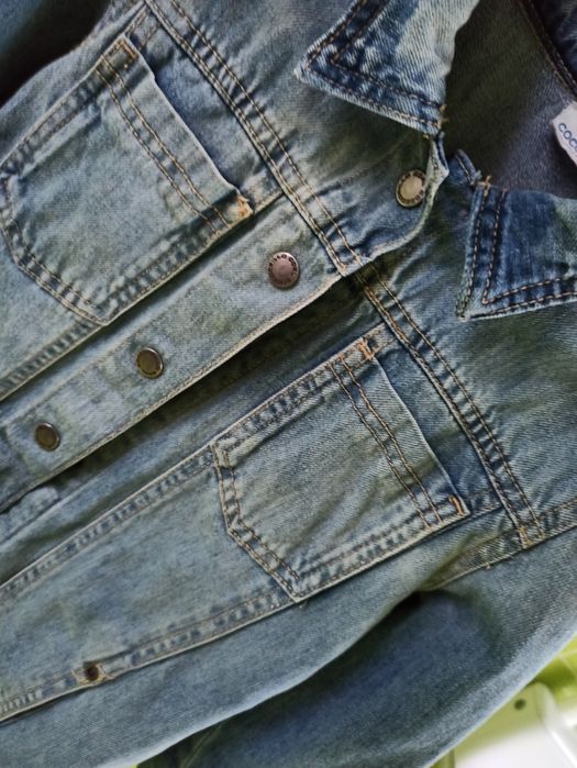 Katana, kurtka dżinsowa marka Coccodrillo, rozmiar 140