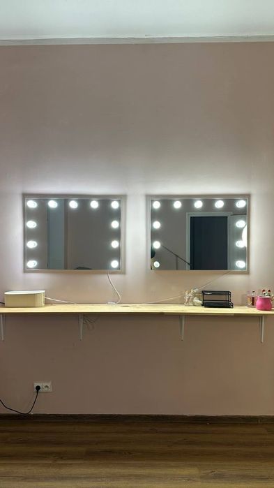 Lustro Hollywood 1szt + żarówki