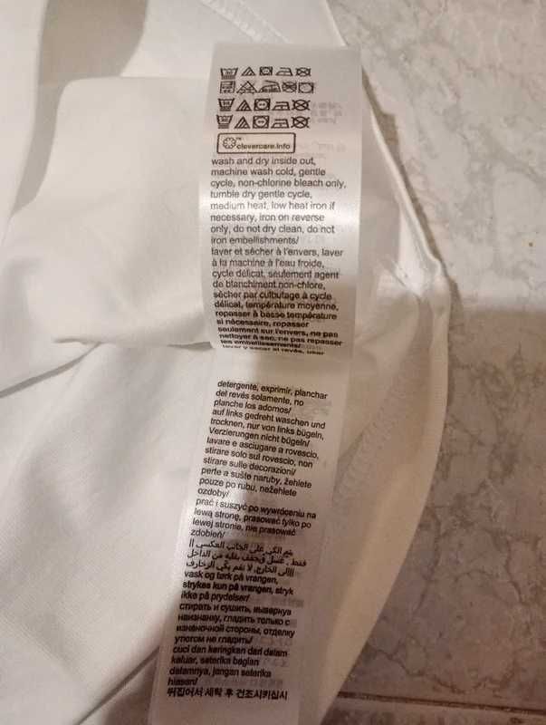 T-shirt branca Calvin Klein jeans