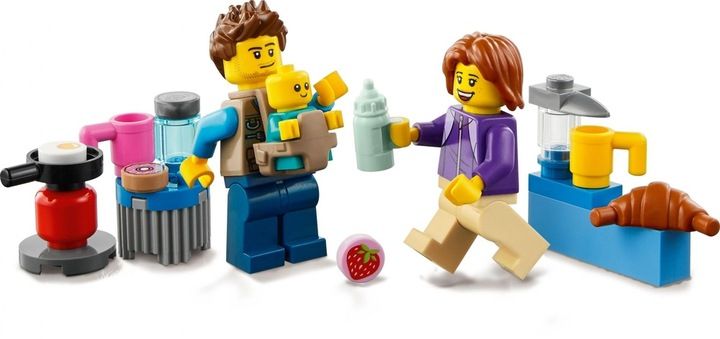 Lego City - Wakacyjny Kamper - 190 Elementów 60283