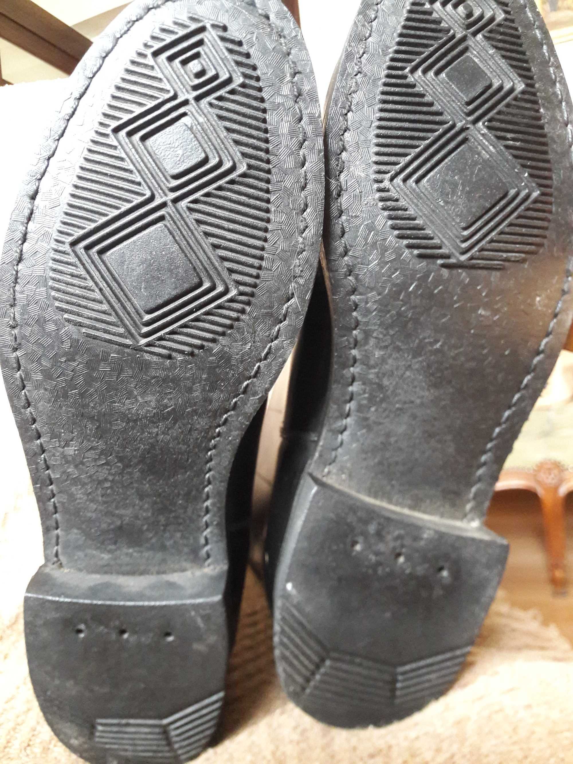 Kozaki buty Vintage wysokie MO milicja 26,5